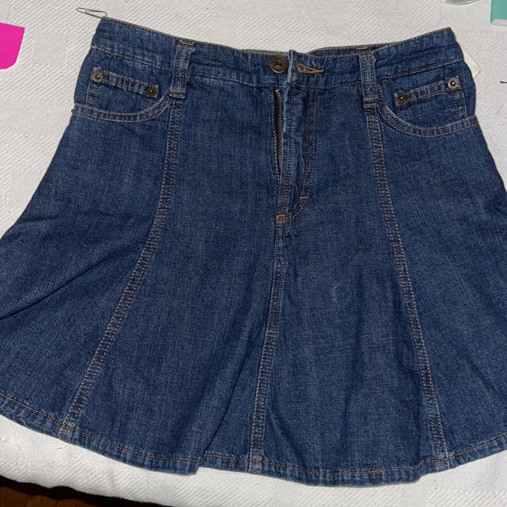 NWT Dolce & Gabanna Mini Denim Skirt vintage flare